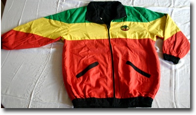 green yellow red jacket